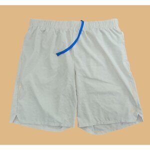 Asics Mens Lightweight Running Shorts Gray Size Large